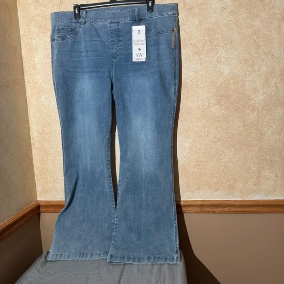 NEW Gloria Vanderbilt Women's Blue Jeans Size: 22 - Picture 1 of 15